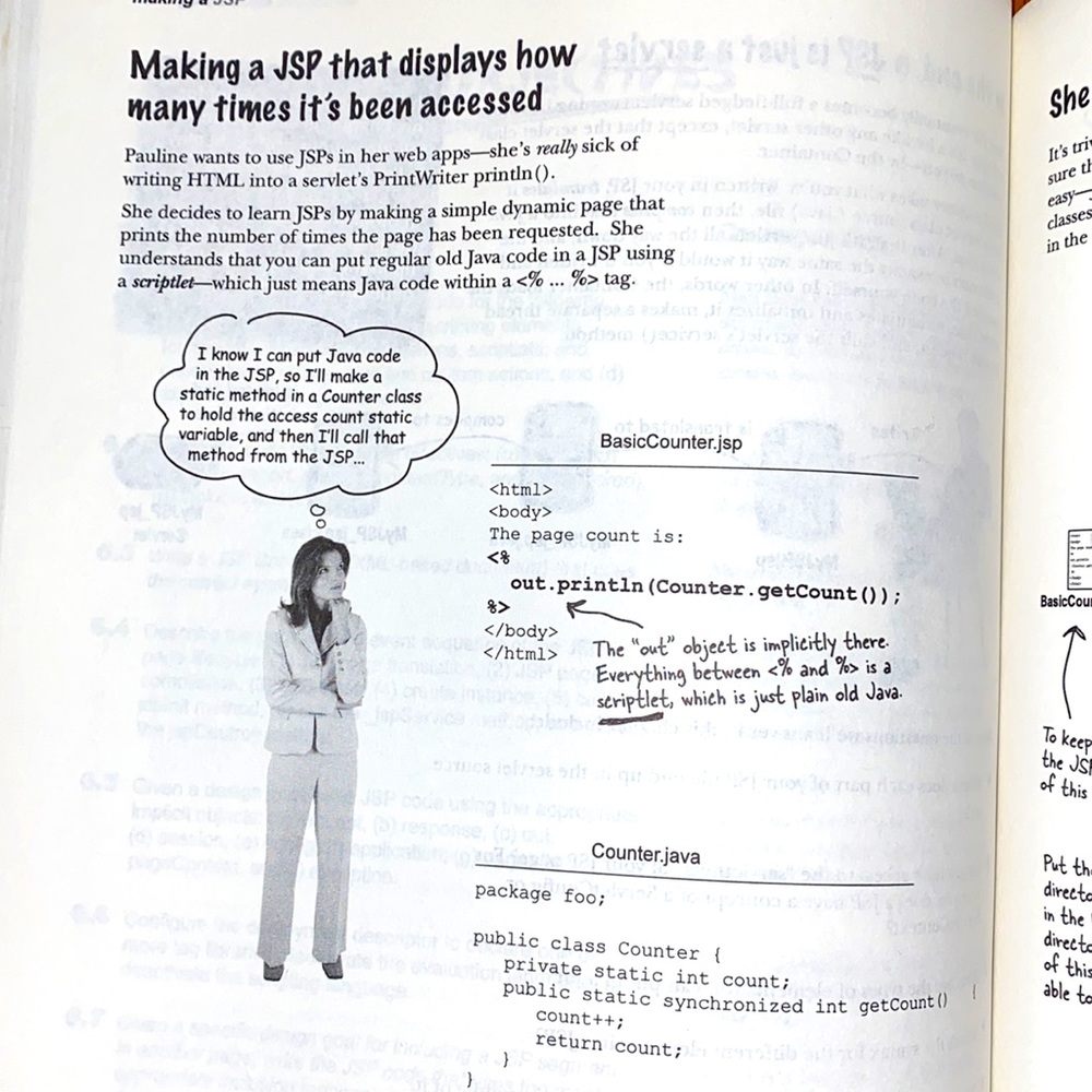 “Head First Servlets & JSP” Oreilly Study Guide for Web Component Developer Exam - Picture 6 of 11